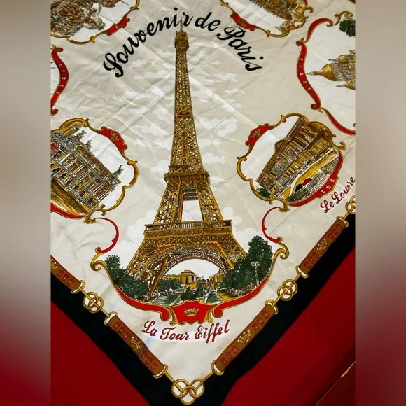 Souvenir de Paris Vintage Women Scarf
